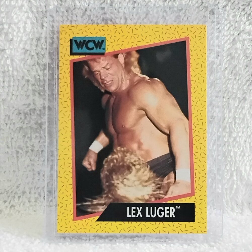 5/$20 Excellent 1991 Impel Lex Luger WCW Wrestling Card 15!!
